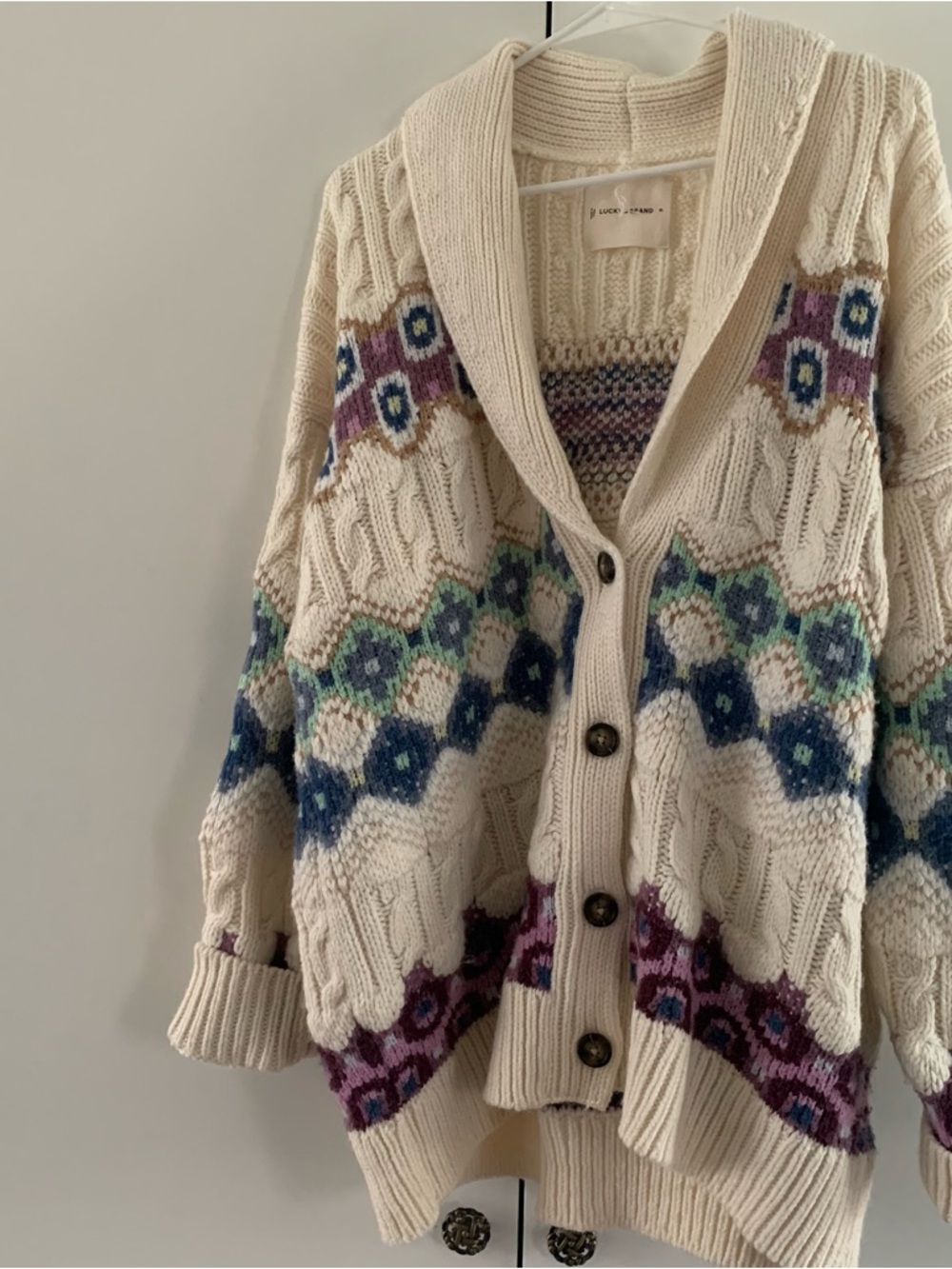 Lucky Brand Heavy Knit Cardigan